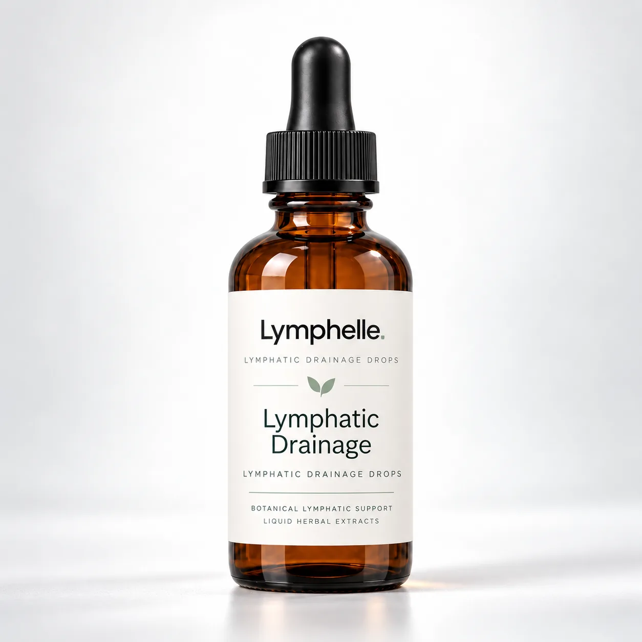 Lymphelle 2 fl oz amber dropper bottle